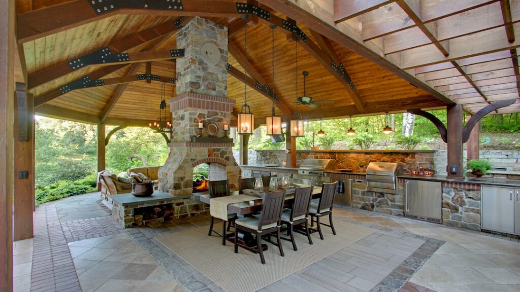 Mom's Design Build-A Must-See Rustic Poolside Chateau That'll Extend ...