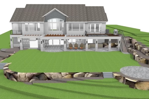 Lakeside Leisure Rendering - Mom's Design Build