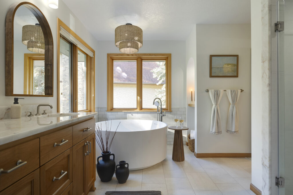 Bathroom Remodel in Minnesota - Interior Design by Mom's Design Build