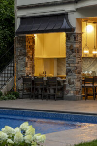 Outdoor Kitchen - Why you need a landscape designer to build a pool